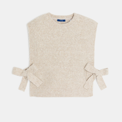 قميص بولو بونشو بدون أكمام...